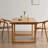 Modern Burlywood Rectangular Solid Wood Dining Table-1978571913