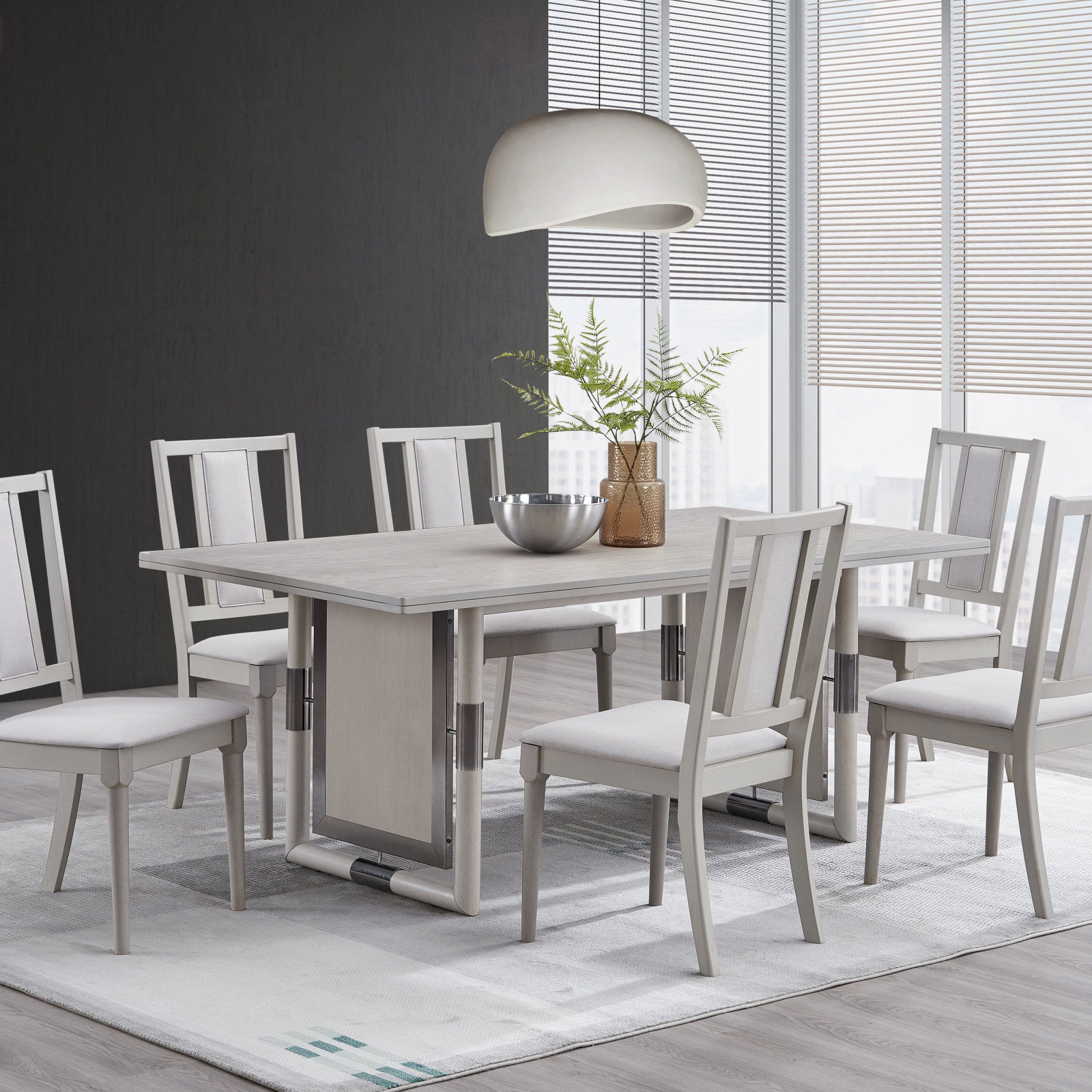 Latitude Run® Marta 7Pcs Dining Room Set With Durable Construction And ...