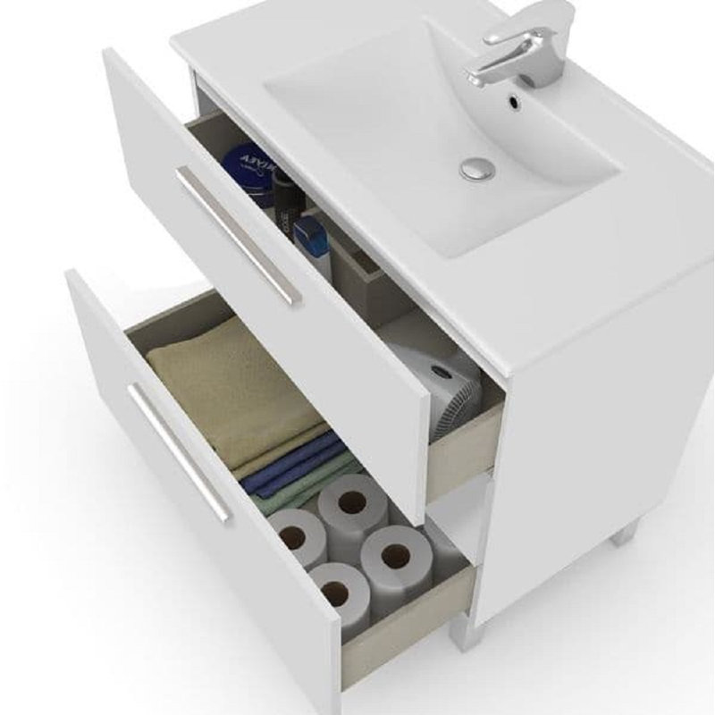 Aveiro 80mm Single Bathroom Vanity with Basin