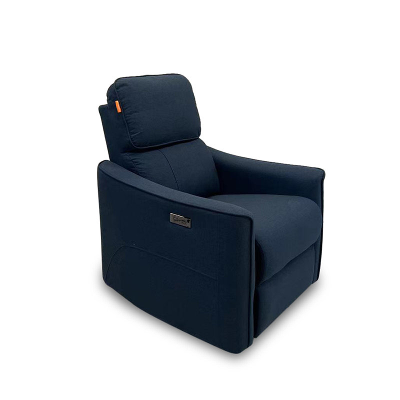 Electric Recliner Armchair in Navy Blue Boss Chair, Office Chair