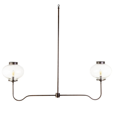 2 Light Gas Replica Chandelier