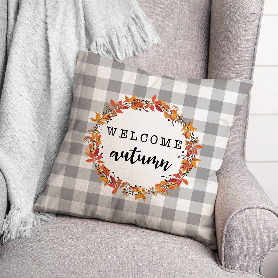 Gingham Reversible Throw Pillow Designs Direct Creative Group