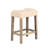 Brown Bar Table With Practical Power Strip And Rustic Look