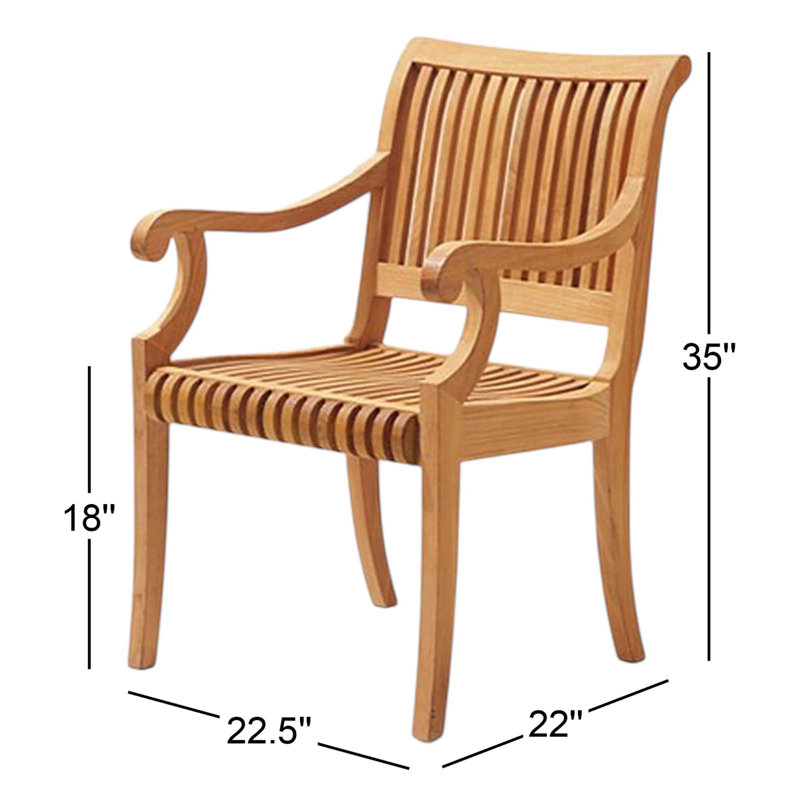 Giva Outdoor Teak Dining Armchair