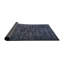Tapis de zone bleu ardoise contemporaine-689188723