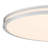 33 Inch 40 Watt LED Indoor Flush Mount Ceiling Fixture with Colour Temperature Selection, Matte Black Finish, Frosted Acrylic Shade-109763901