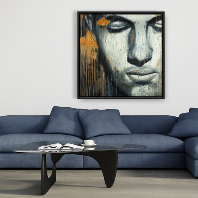 «Abstract Man Face» sur toile