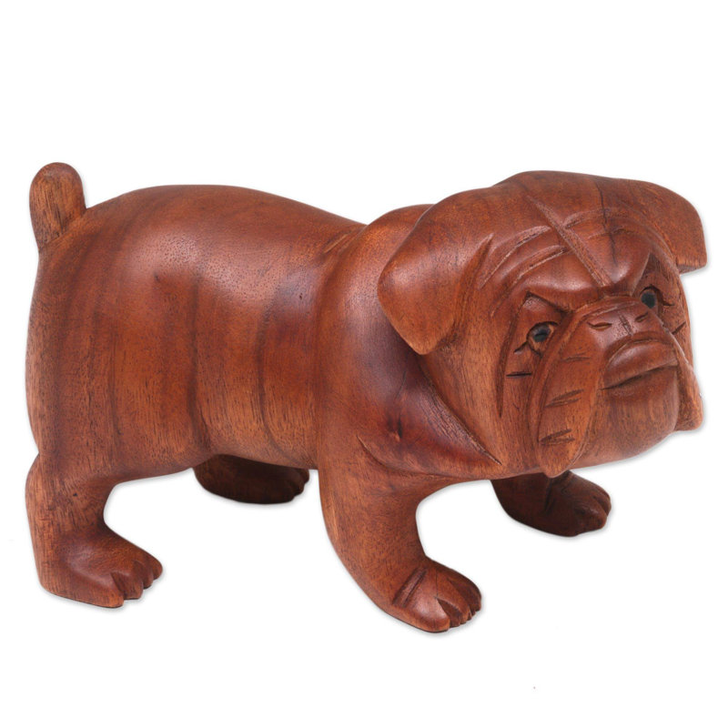 Figurine bouledogue féroce Obermeyer