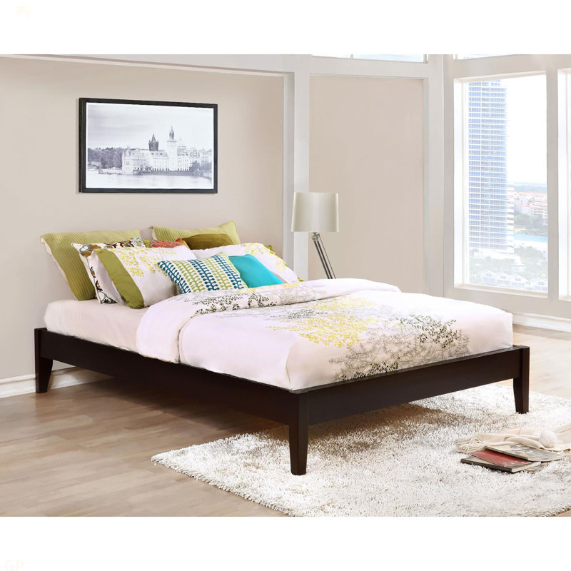Cappuccino Platform Bed, Full