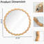 Miroir mural rond 27,5 po
