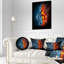 Treble Clef - coussin à imprimé abstrait