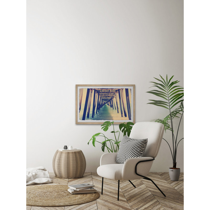 Pier Pillars 1 Piece Single Picture Frame Painting, 20 cm H x 30 cm W