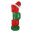 Décoration de Noël 44 "Ho Ho Ho" oscillant rouge et vert