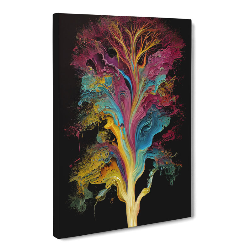 Tree Pouring Vol.1 - Wrapped Canvas, 60cm H x 40cm W x 3cm D