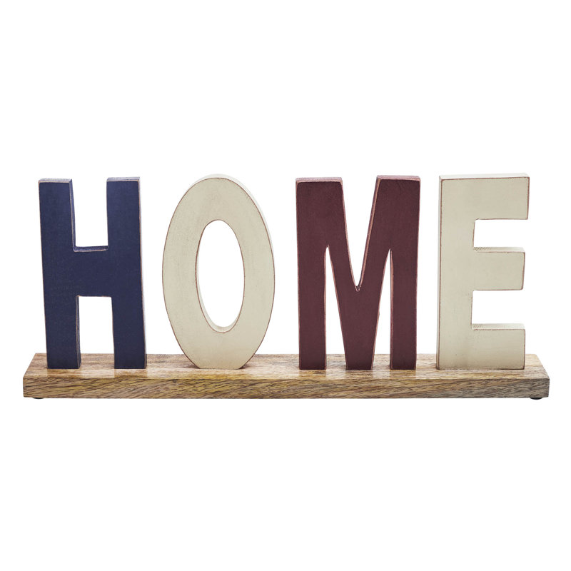 Higher Glory Handmade Text & Numbers Decorative Plaque / Box Sign