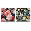 Hann - Ensemble de 2 collages carrés floraux-101849847-101849846