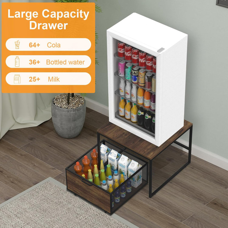 Compact Mini Fridge Stand