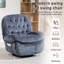 91cm Wide Velvet Swivel-136835077
