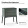 Einav 28'' H  Transitional Solid Wood Nightstand with Built-in Outlet (Set of 2)
