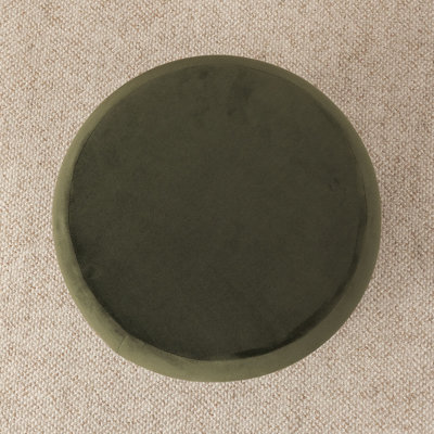 Modern Velvet Vanity Stool,Round Makeup Chair