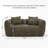 2-Seat Tufted Loveseat Bean Bag Sofa(Set Of 2)-105653520