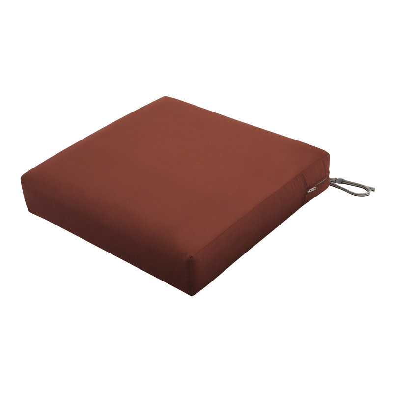 Jaylon Water-Resistant Patio Lounge Chair/Loveseat Cushion, Spice, 5" H x 21" W x 19" D