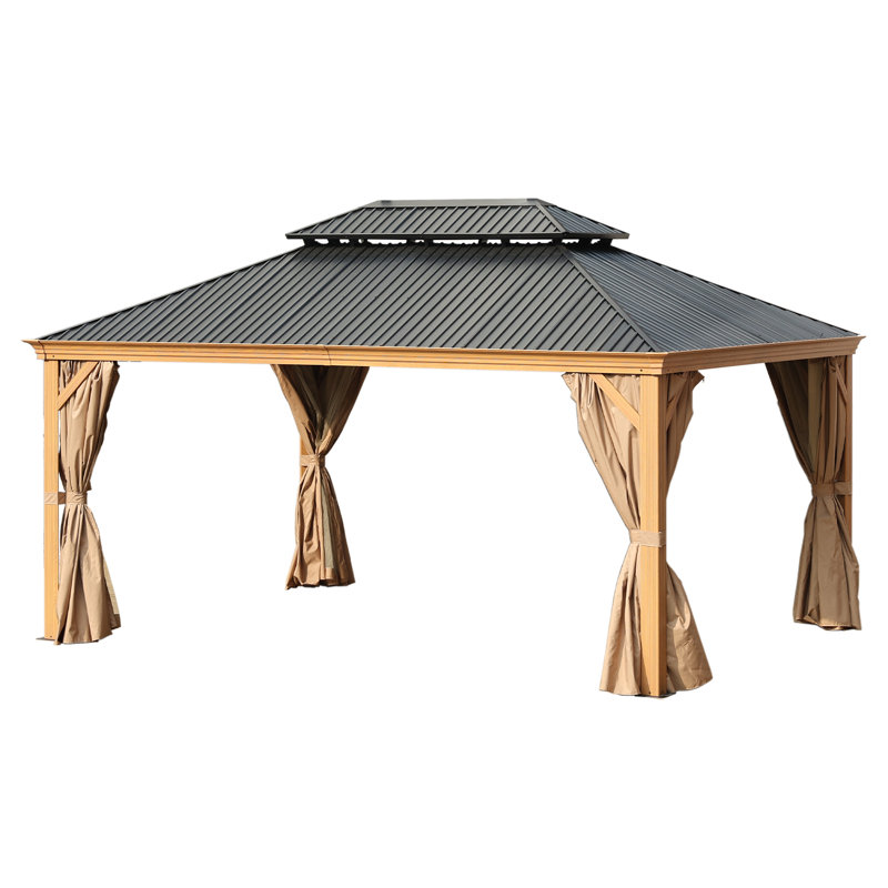 16 Ft. W X 12 Ft. D Aluminium Patio Gazebo