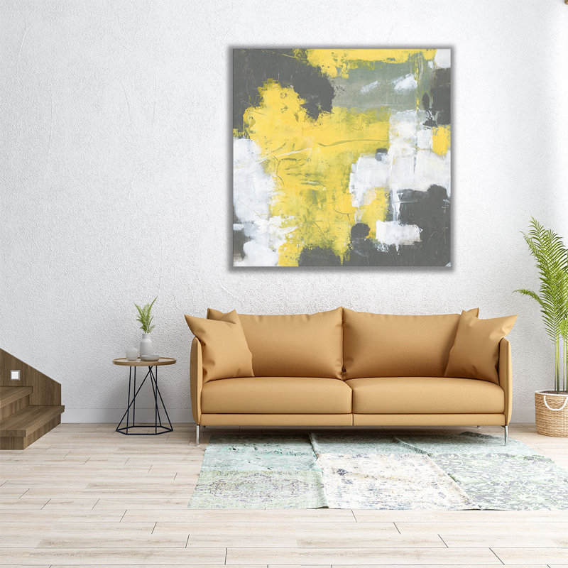 Interlocking I - Canvas Print Wall Art, 12" H x 12" W