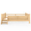 Lit pour enfants en bois massif avec bibliothèques de rangement, escaliers mignons et garde-corps, aucun sommier requis-1882690443-1882690437
