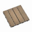 Paquet de tuiles de patio pour terrasse en bois et en plastique 22 WPC-129861122