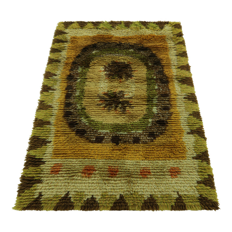 One-of-a-Kind 3’x4’10 Hand Knotted Area Rug