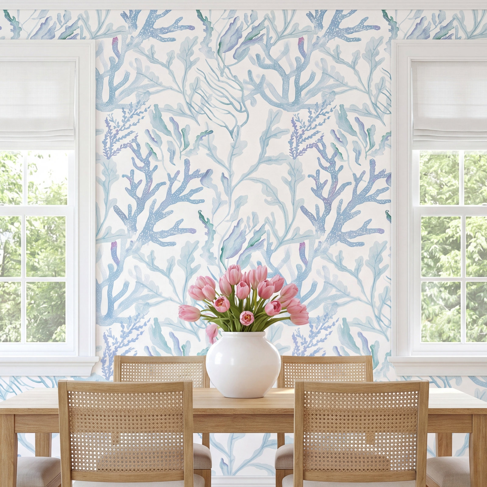 Teardo Self-Adhesive Wallpaper Roll, Blue