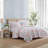 Laura Ashley Peony Garden Blue Reversible Cotton Quilt Set-1851195157-1851195152