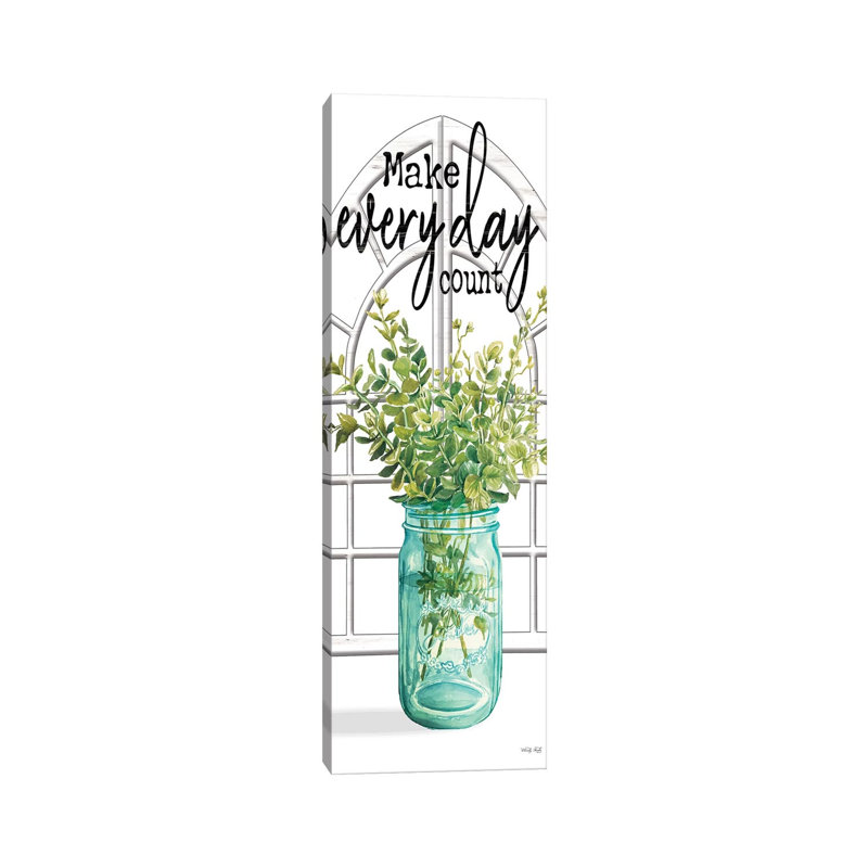 Make Every Day Count by Cindy Jacobs - Panoramic Print on Canvas, Wrapped Canvas, 121.92cm H x 20.32cm W x 3.81cm D