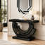 42.9 " W Glass Top Console Table