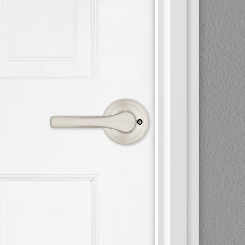Henley Half Dummy Lever, Satin Nickel
