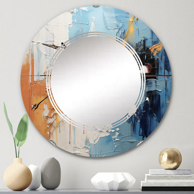Narvi - Miroir mural moderne rond