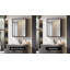 Pharmacie 20 po x 26 po avec miroir, fixation murale ou encastrée pour la salle de bain ou le salon | Idée de cadeau