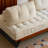 White Chenille Modular Sofa bed cushion couch