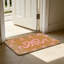 Tapis à motif floral 24 po x 36 po Brown