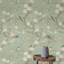 Rouleau de papier peint adhésif Serene Spring Birds and Blossoms