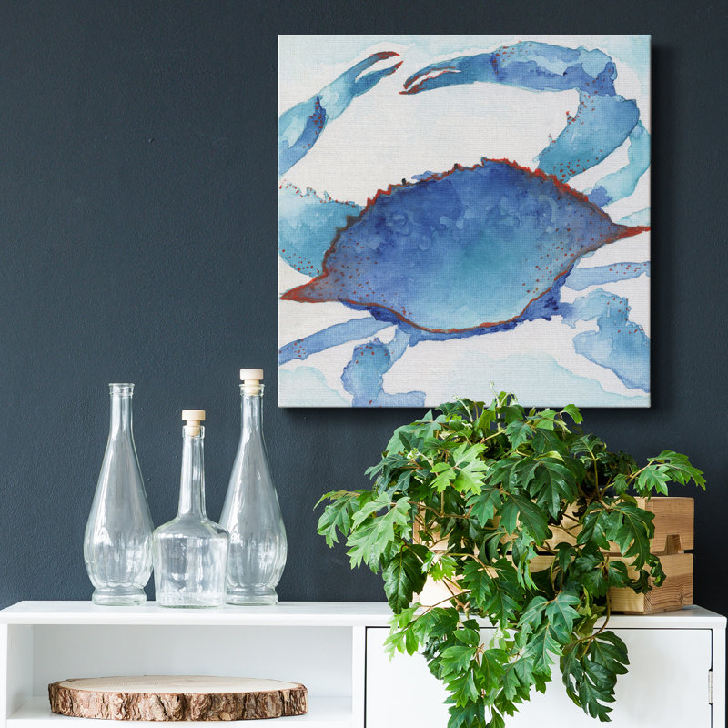 " Galapagos Crab ", 16" H x 16" W x 1" D