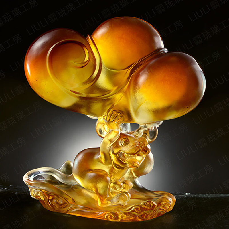 Sculpture de souris «Luck May Way»