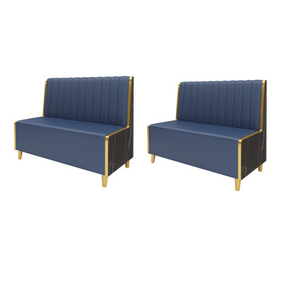 Nordic Light Luxury Simple Restaurant Cafe Benches Faux Leather Upholstered Bench
