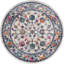 Tapis ivoire à motif floral-821786789