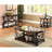 2-Shelf Glass Top End Table