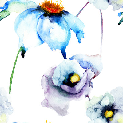 Rinard Summer Flower - Wrapped Canvas Painting