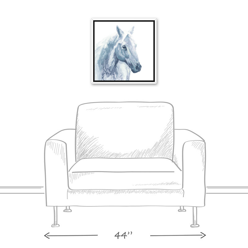 " Light Blue Horse "