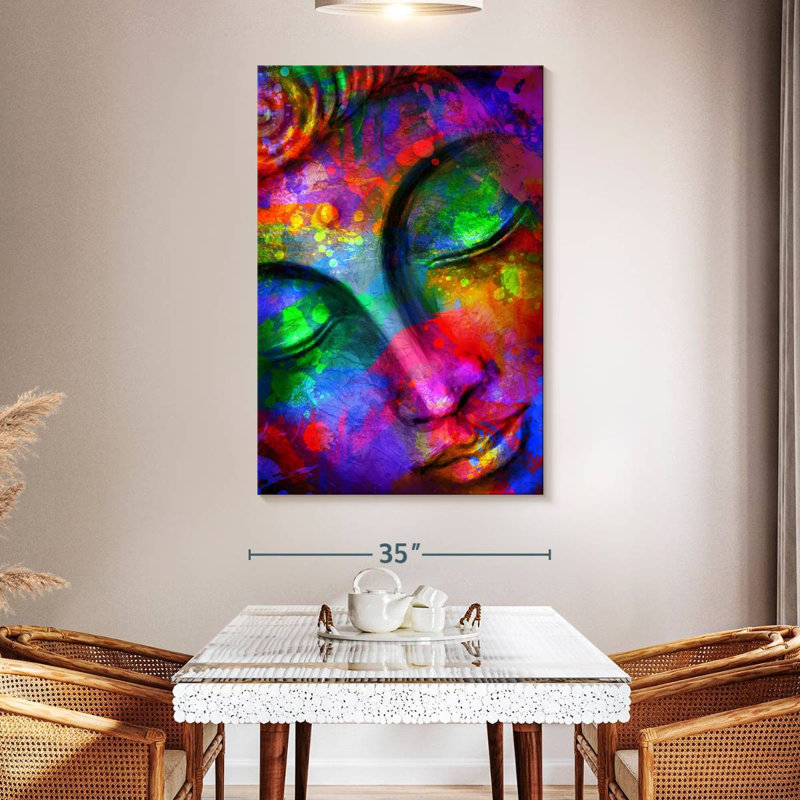Couleur de Bouddha, H 51 po x l 34 po
