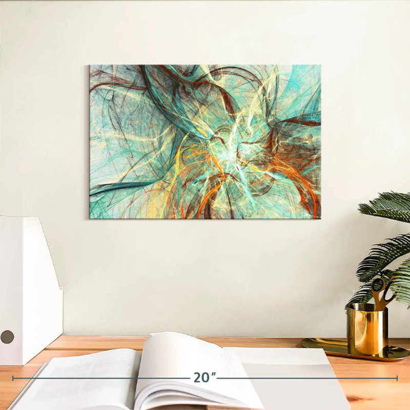 Avery Underwater Currents Abstract, 8" H x 12" W